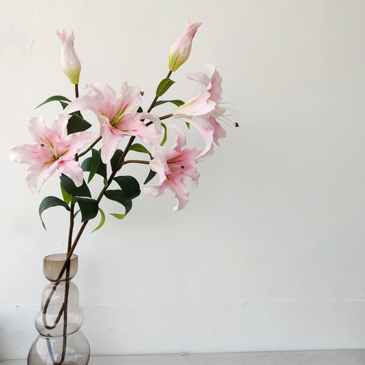 Realistic Artificial Lily Bouquet