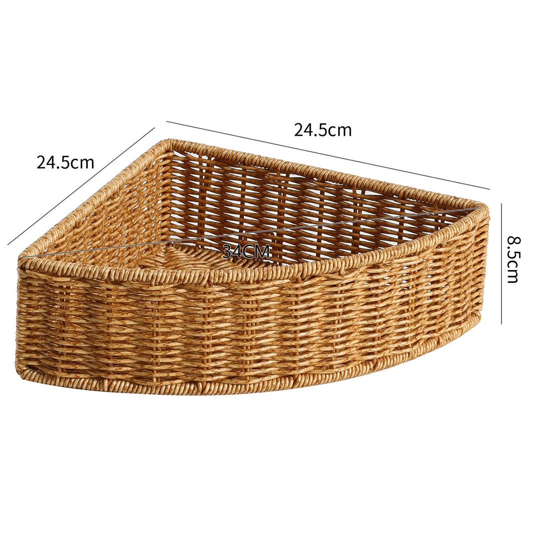 Triangular Woven Storage Basket Kalsten