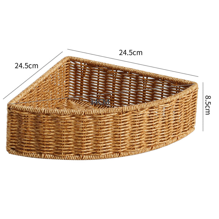 Triangular Woven Storage Basket Kalsten