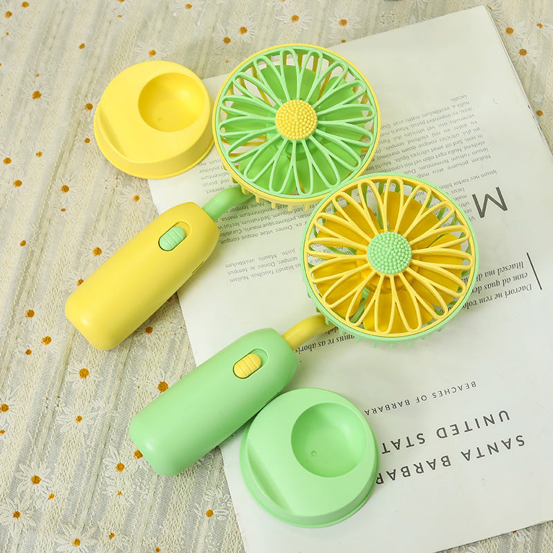 Women's portable table fan in playful flower design Kalsten
