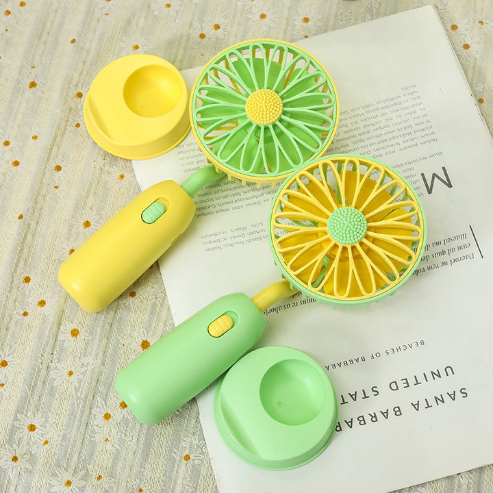 Women's portable table fan in playful flower design Kalsten