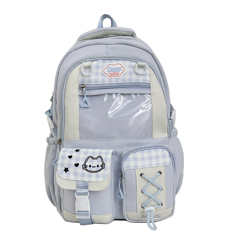 Playful Graphic School Backpack Kalsten