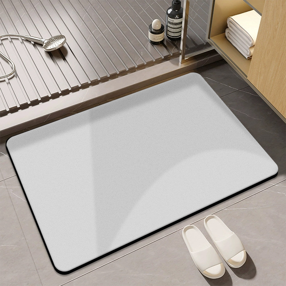 Elegant Marble-Inspired Bath Mat