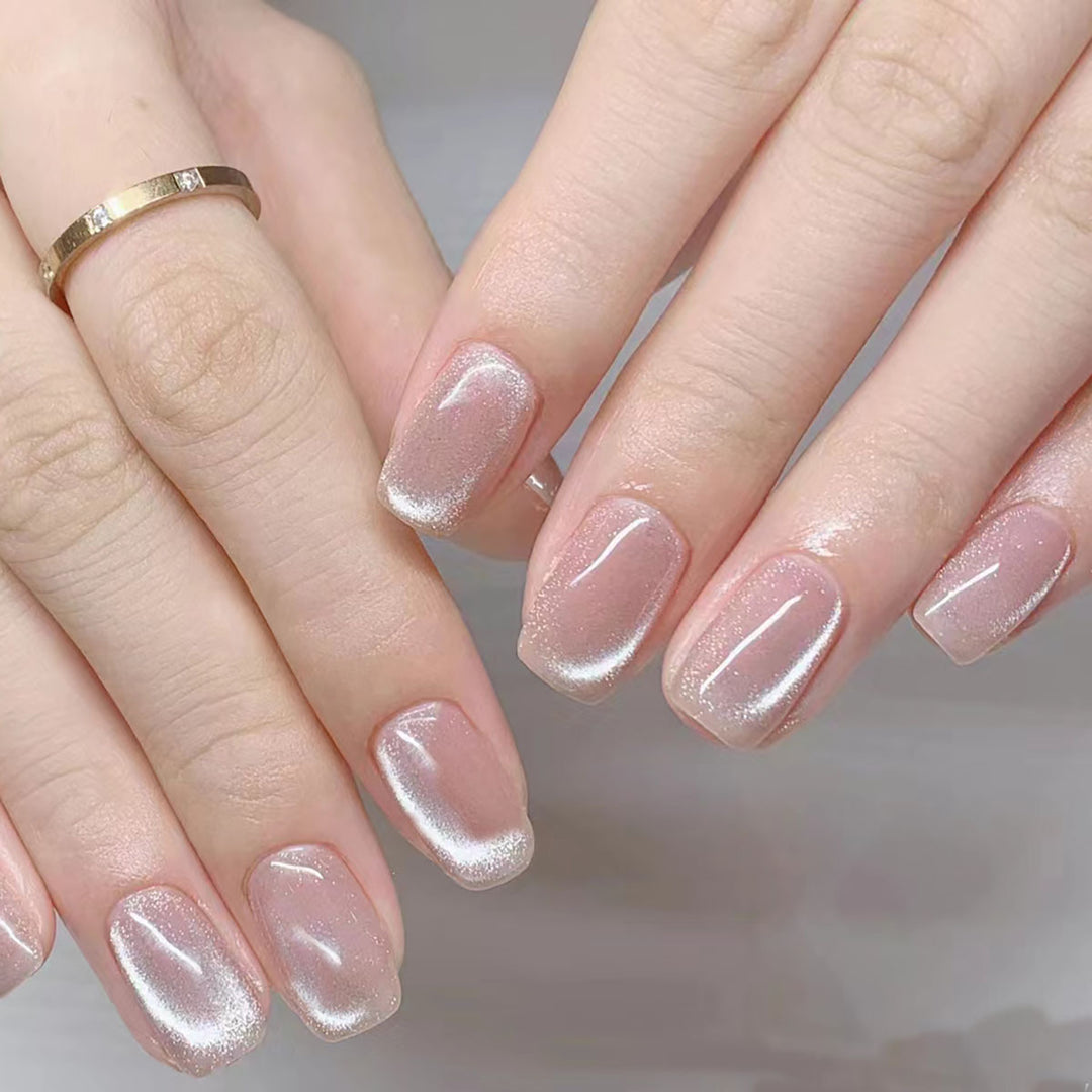Elegant Glossy Press-On Nail Set
