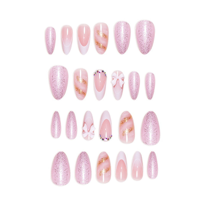 Elegant Floral Press-On Nail Art Extensions Kalsten