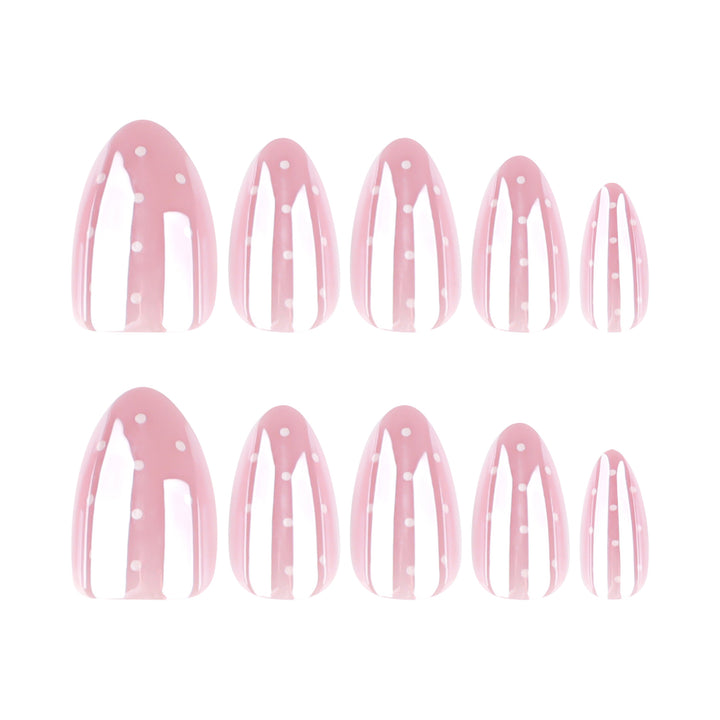 Elegant Nail Extensions with Gloss Finish Kalsten