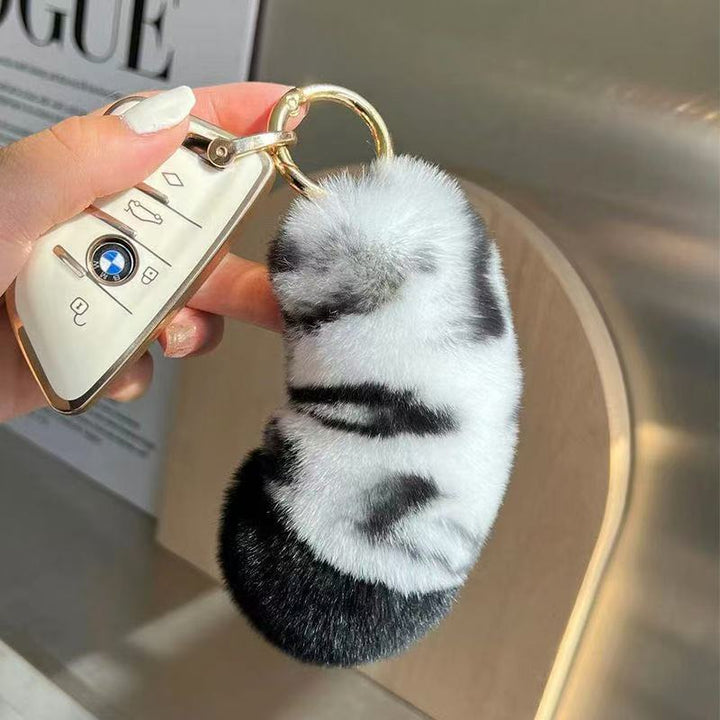 Plush Animal-Themed Keychain Accessory Kalsten