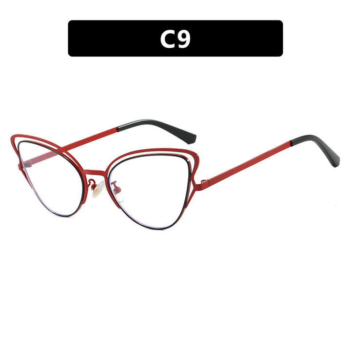 Women's Cat-Eye Glasses with Elegant Metal Frame and Comfortable Fit Kalsten