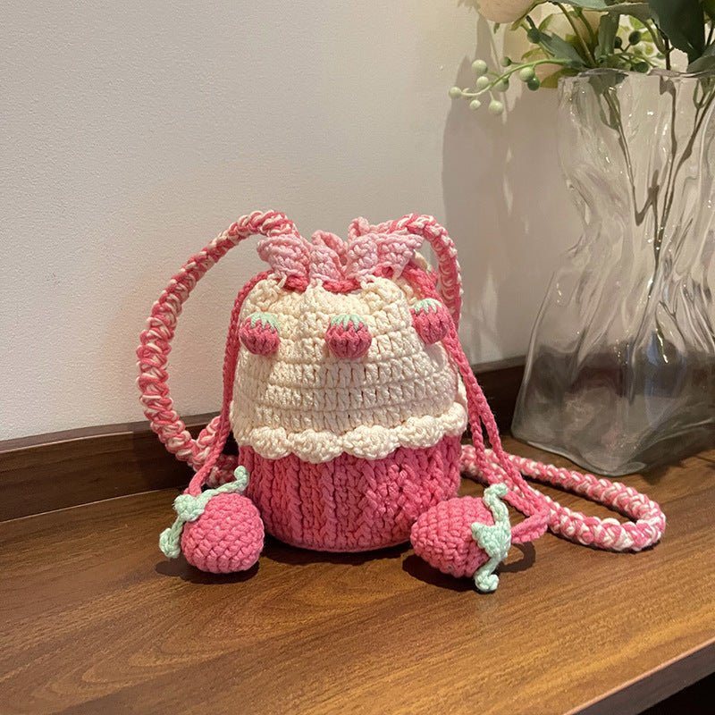 Cute Cupcake-Themed Crochet Mini Bag
