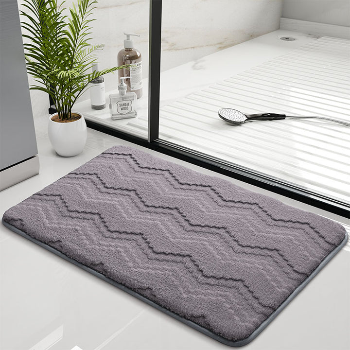 Stylish Chevron Bath Rug Kalsten