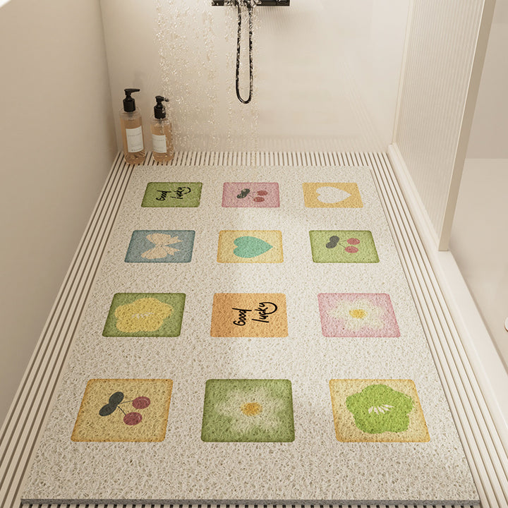 Vibrant Patterned Shower Mat Kalsten
