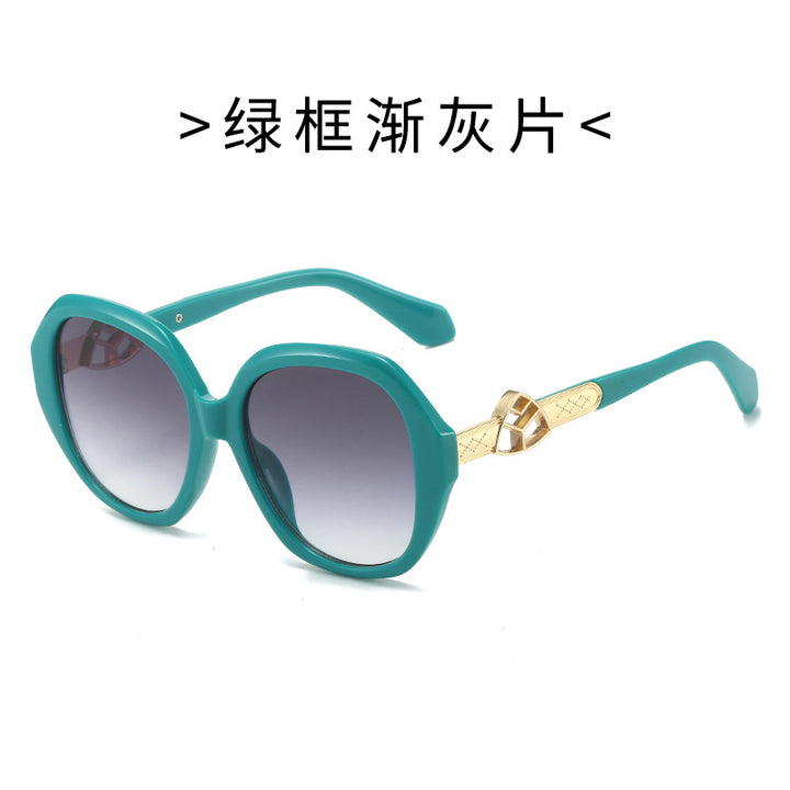 Women's Oversized Sunglasses with Golden Accents Kalsten