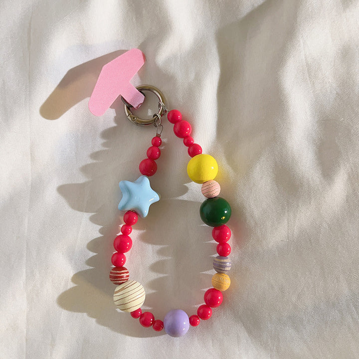 Colorful Beaded Keychain Kalsten