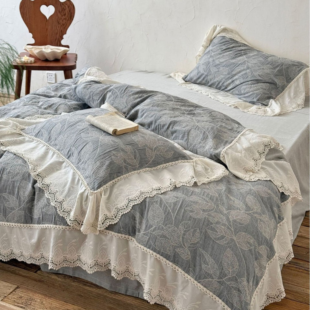 Cotton‑Linen Bedding Set