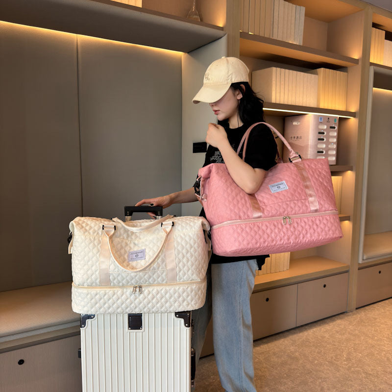 Stylish Quilted Travel Duffel Kalsten