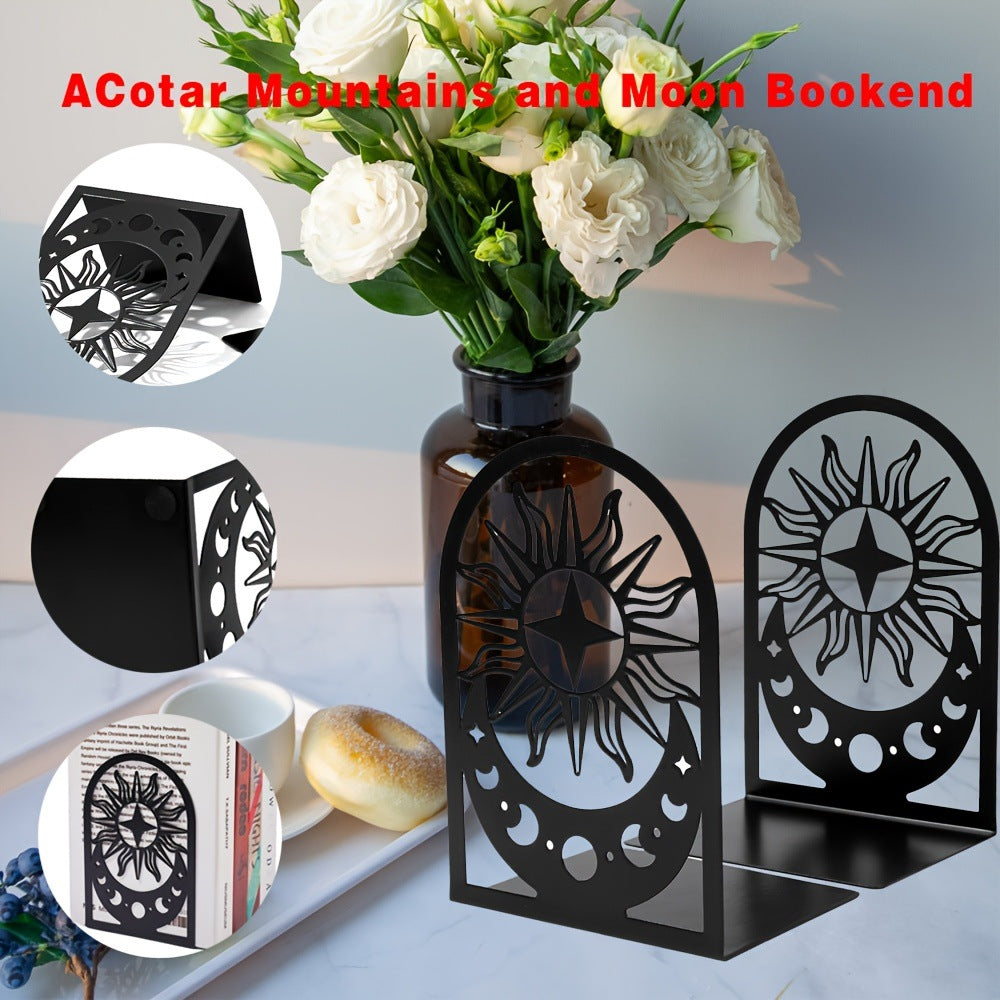 Celestial-Themed Bookends