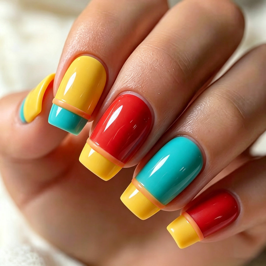 Colorful Nail Art Enhancements Kalsten