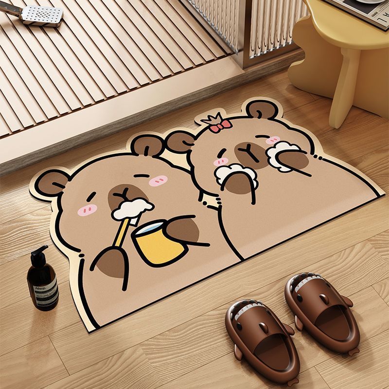 Cartoon-Themed Indoor Bath Mat Kalsten