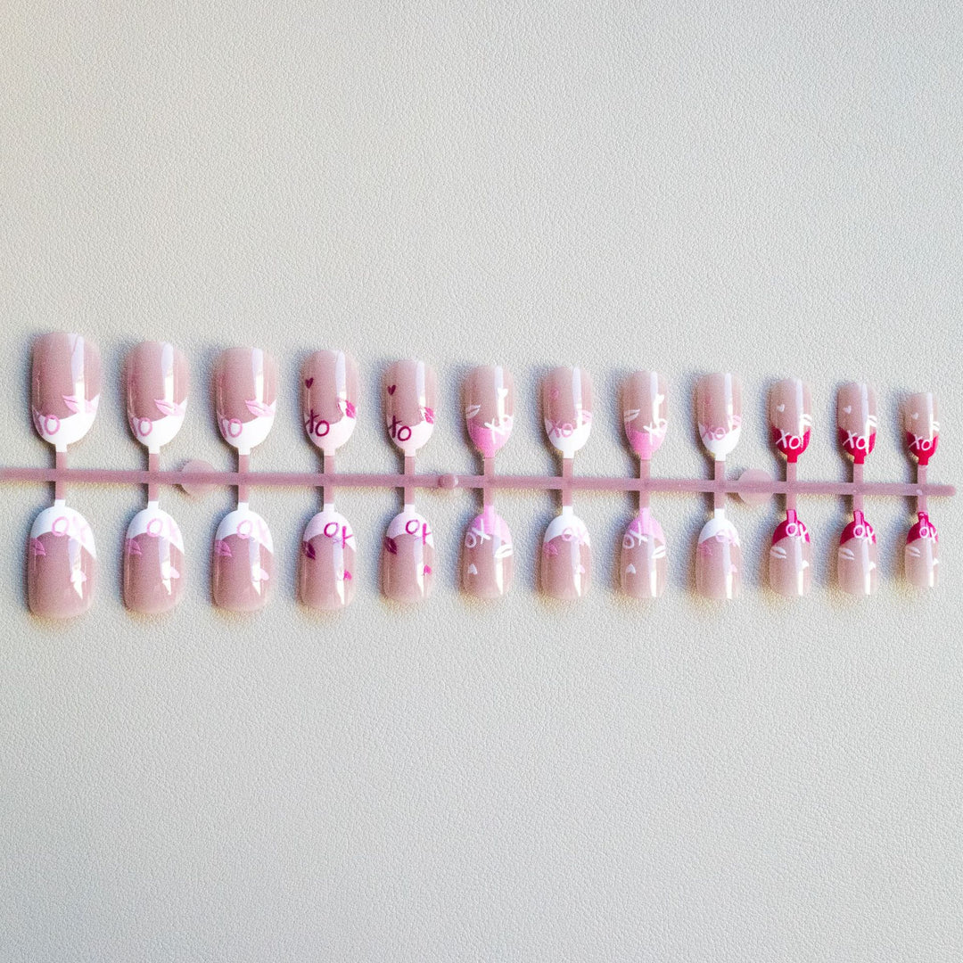Heart-Themed Gel Nail Art Set
