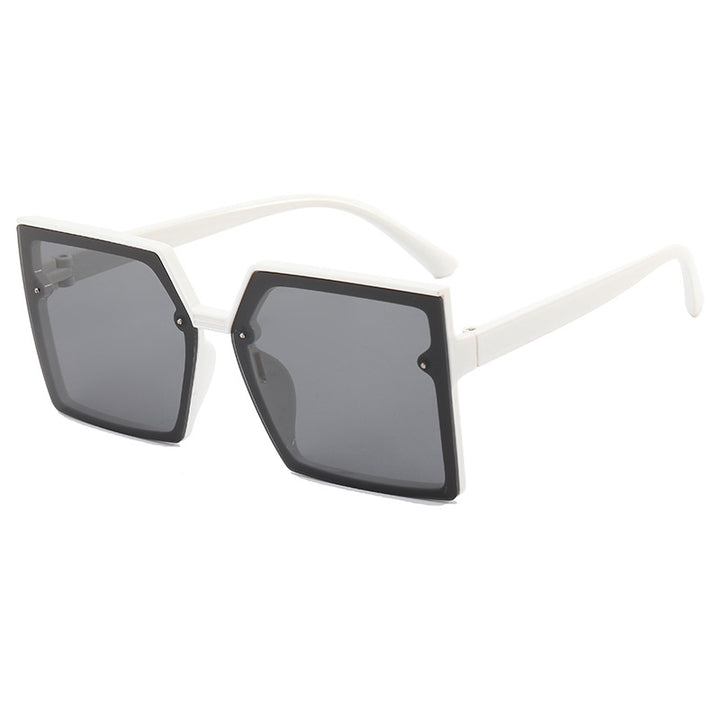 Women's stylish oversized sunglasses with geometric design Kalsten