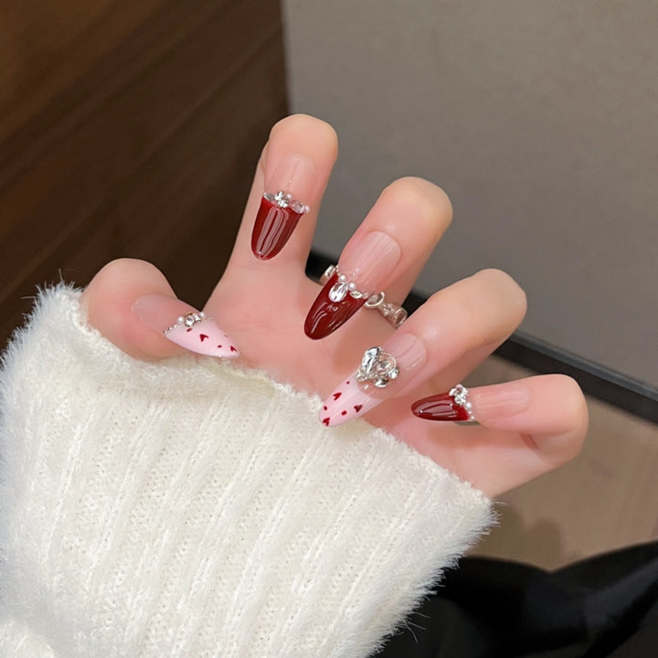3D Embellished Press-On Nail Art Set Kalsten