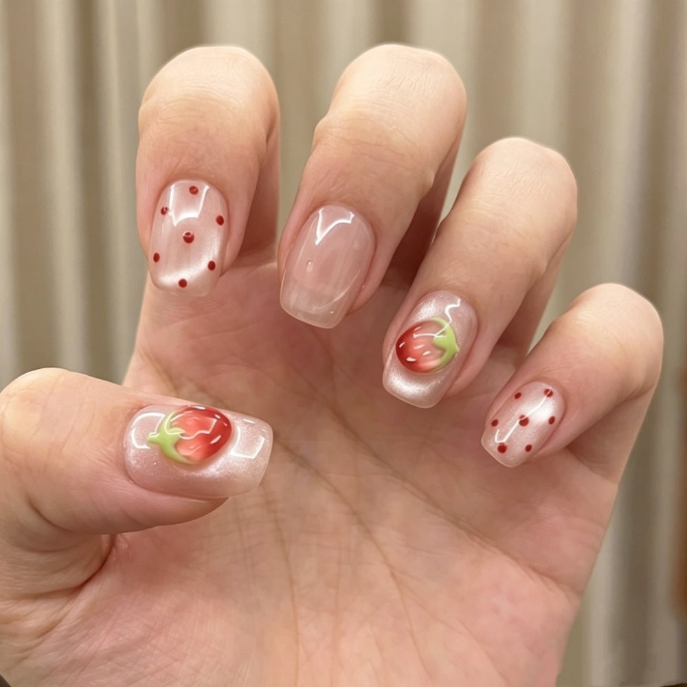 Artistic Floral Press-On Nails Kalsten 1787395011