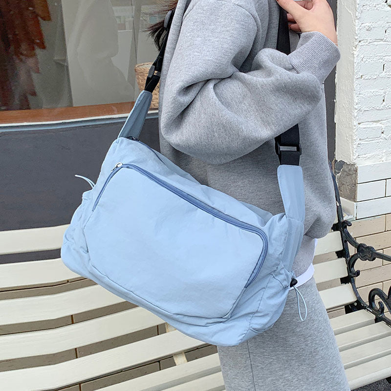 Functional Multi-Pocket Shoulder Bag