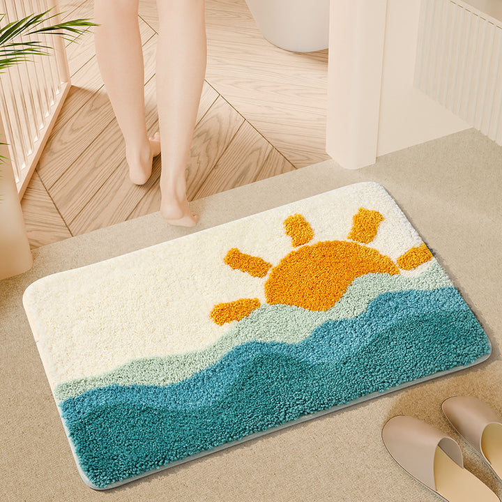 Plush Decorative Bath Mat Kalsten