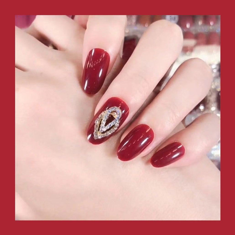Elegant Glamorous Press-On Nail Set