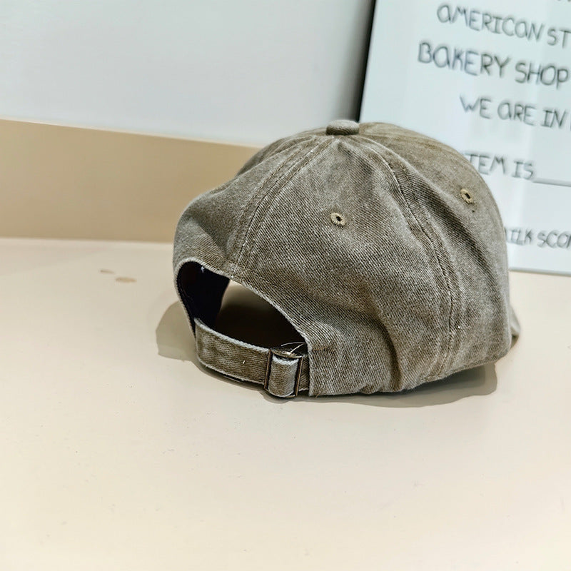 Women's Vintage-Inspired Fabric Baseball Cap Kalsten