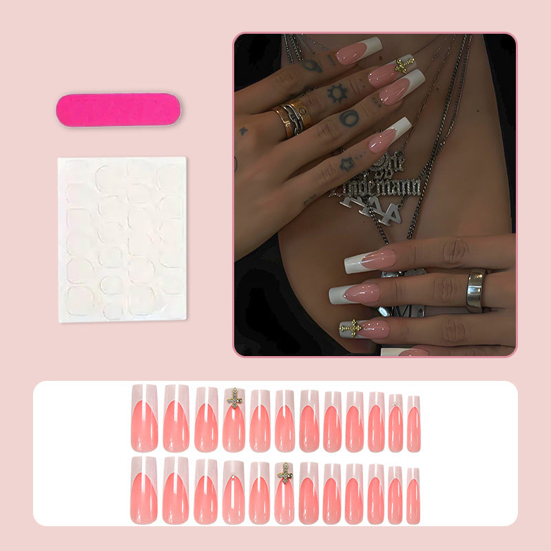 Acrylic nail set with elegant accents and glamorous designs Kalsten