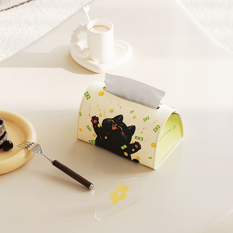Decorative Dog-Themed Tissue Box Holder Kalsten
