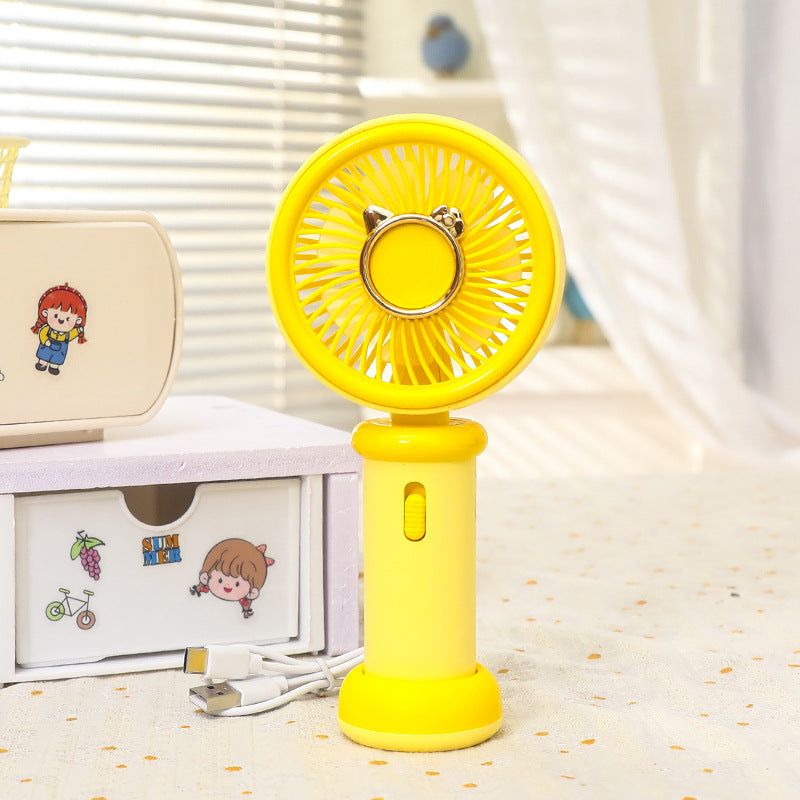 Women's Portable Hand Fan with Cute Animal Design Kalsten
