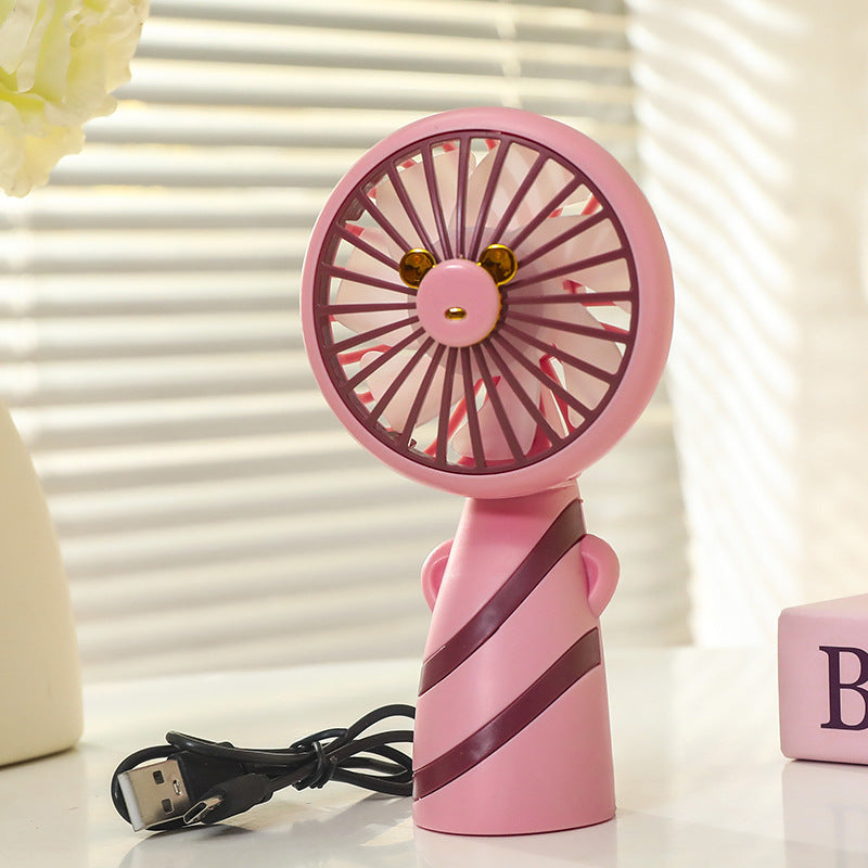 Women portable USB hand fan with cute design Kalsten