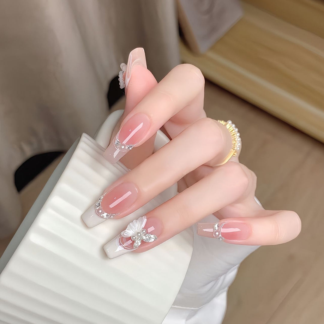 Themed Nail Art Press-On Nails with Cute Character and Bow Designs Kalsten