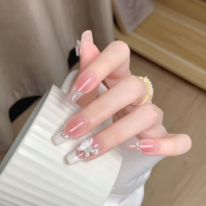 Themed Nail Art Press-On Nails with Cute Character and Bow Designs Kalsten