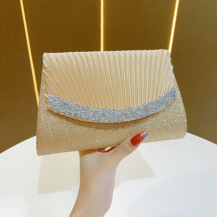 Elegant Pleated Evening Clutch