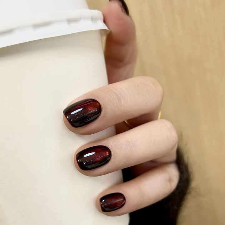 Glossy Acrylic Press-On Nail Set