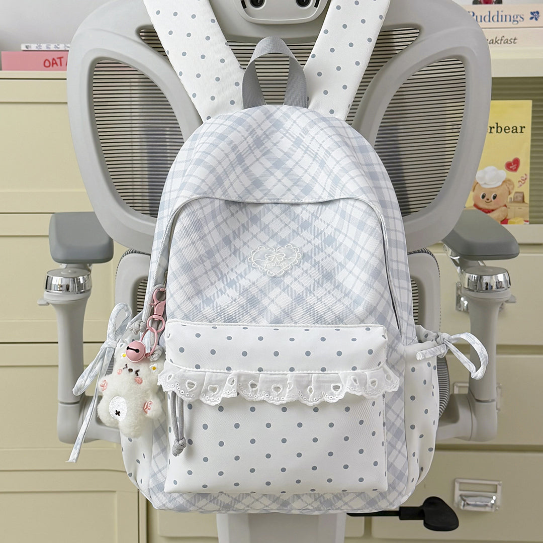 Playful Bunny-Ear Design Backpack Kalsten