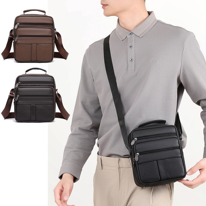 Premium Leather Messenger Bag Kalsten