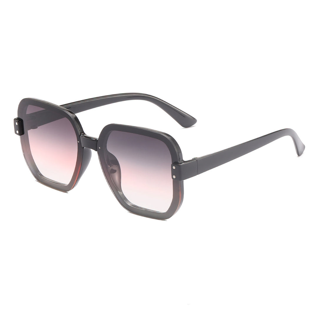 Ladies fashionable square sunglasses with gradient lenses Kalsten