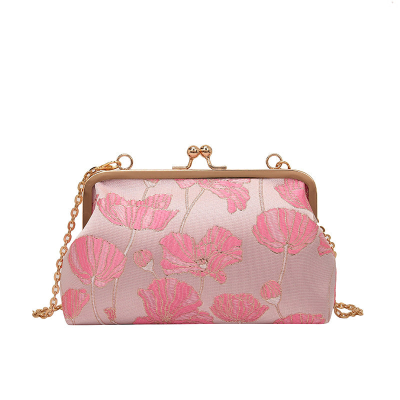 Decorative Floral Clutch