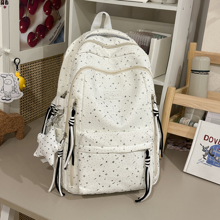 Star-Print Casual Backpack Kalsten