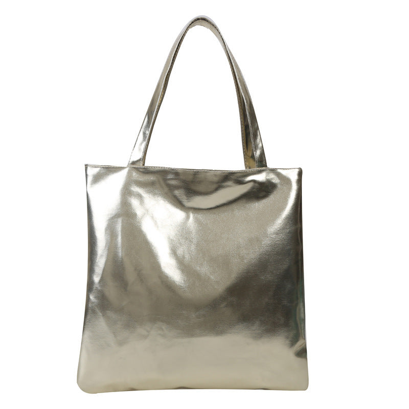 Glossy Metallic Tote Bag