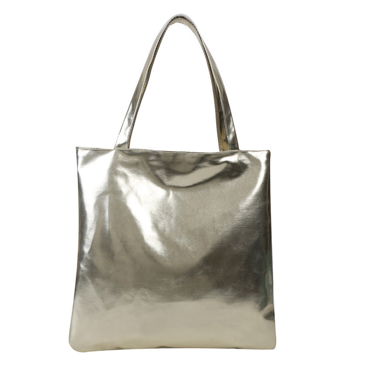 Glossy Metallic Tote Bag