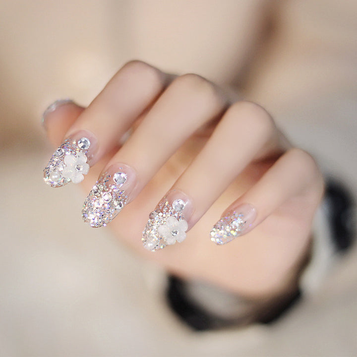 Glamorous Decorative Press-On Nail Art
