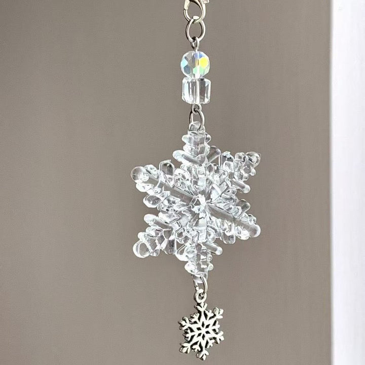 Snowflake Charm Keychain Kalsten