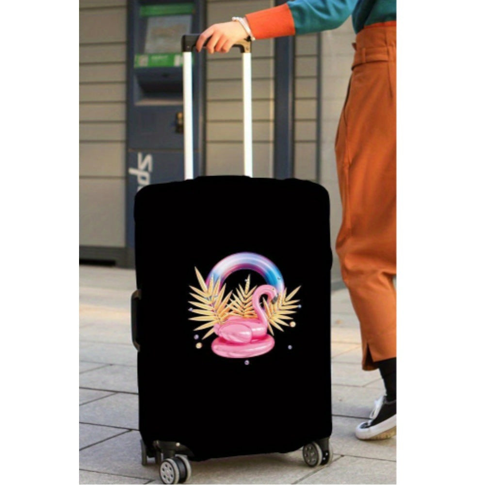 Women's Hardshell Travel Suitcase with Eye-Catching Flamingo Design Kalsten