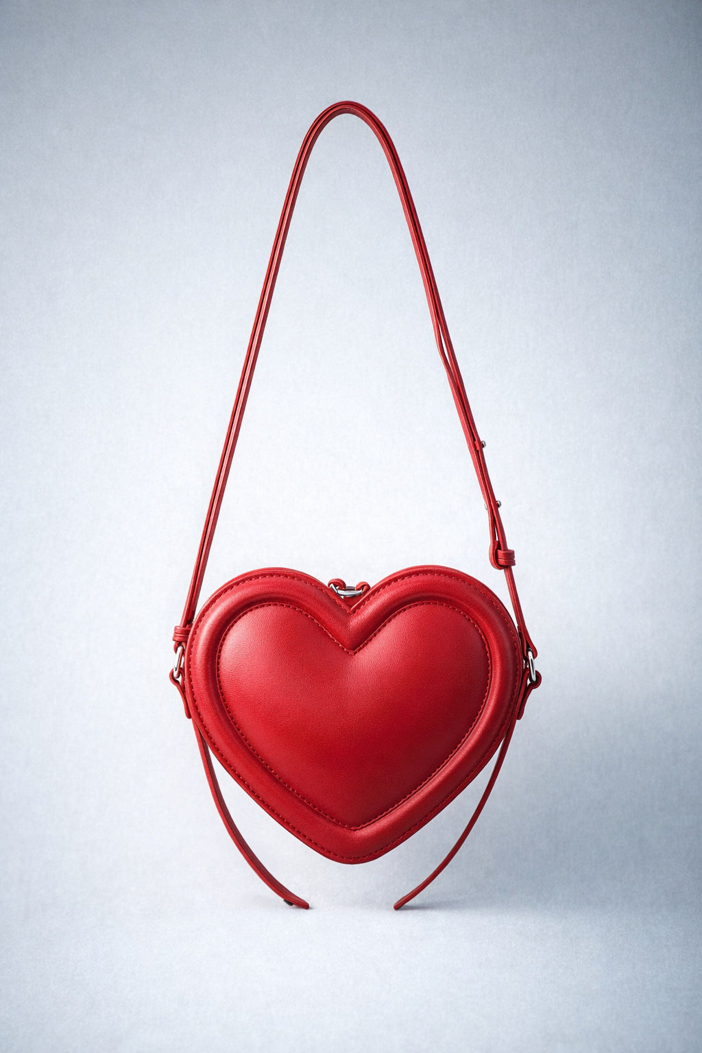 Heart-Shaped Crossbody Bag