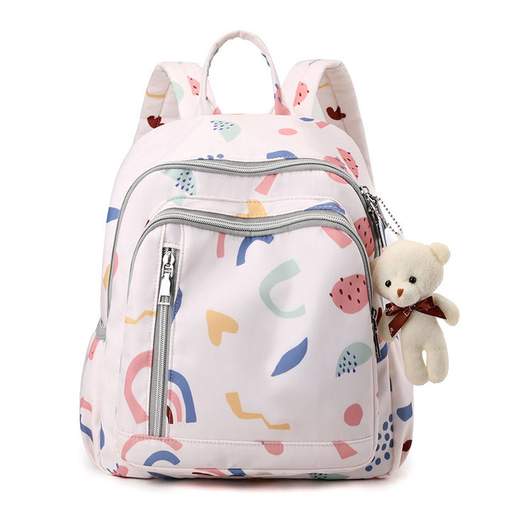 Playful Cartoon Pattern Backpack Kalsten
